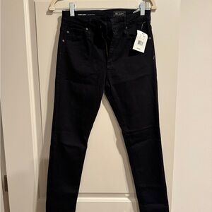 AG Adriano Goldschmied Farrah Ankle Black Skinny Jeans